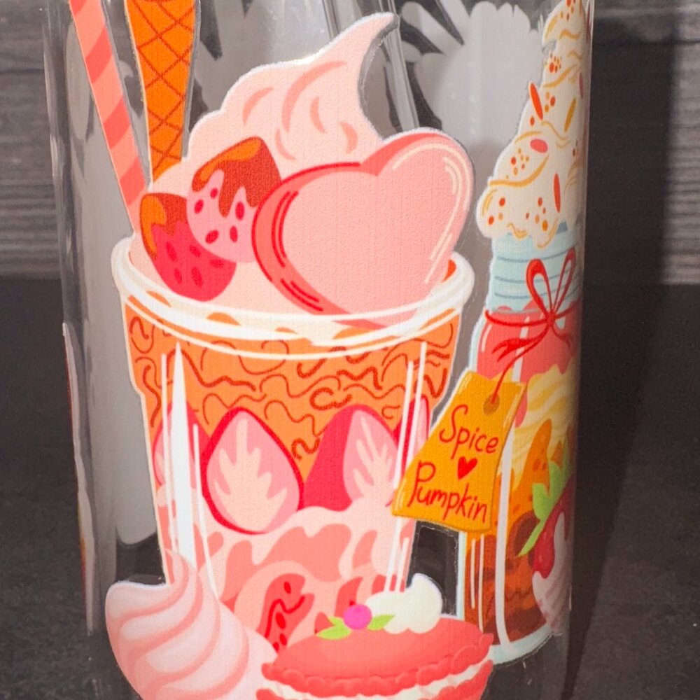Dessert Drinks Pink Custom Cup